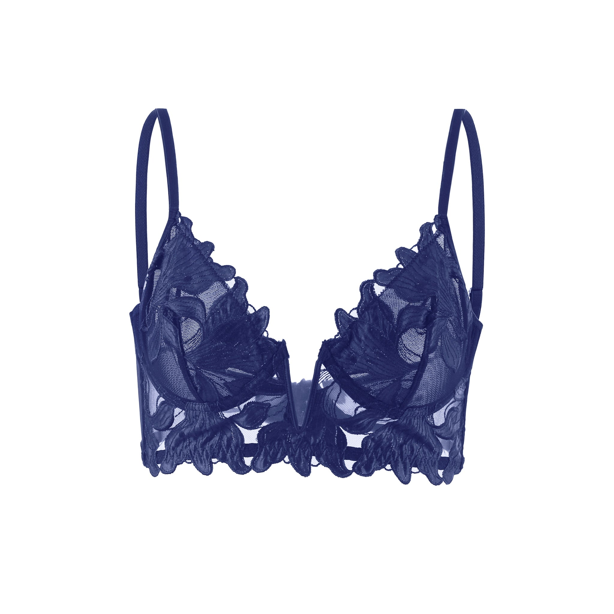 Lily Embroidered V-Cut Bralette